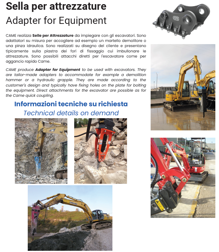 Sella per Attrezzature Scheda